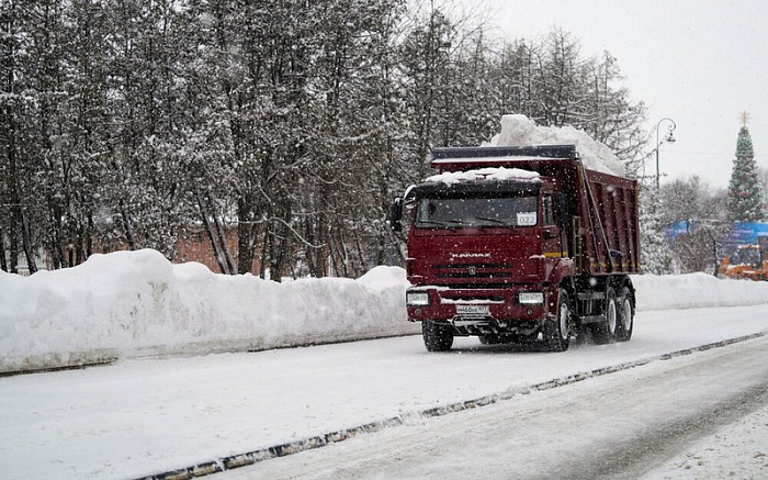 россия, москва, снег, уборка