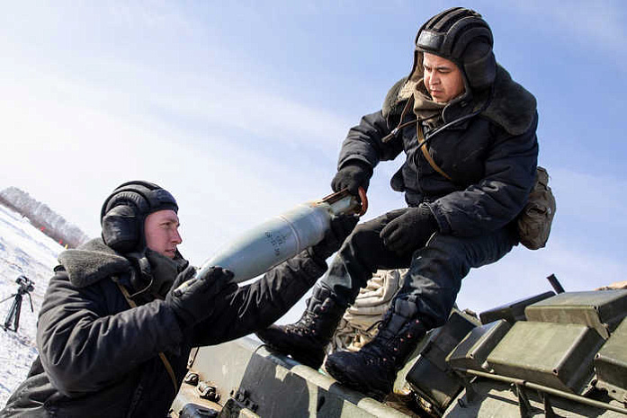 россия, армия, соревнования, танковый биатлон