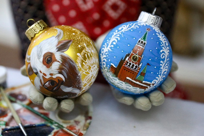 россия, москва, новый год, елочные игрушки