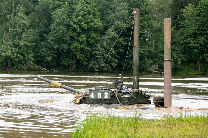 россия, армия, зво, танки, водная преграда, преодоление