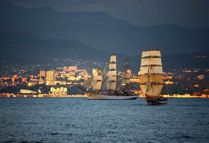 парусники, черное море, регата