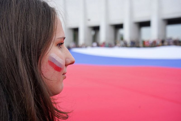россия, государственный флаг, праздник
