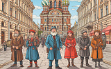 Люди в синем vs люди в черном