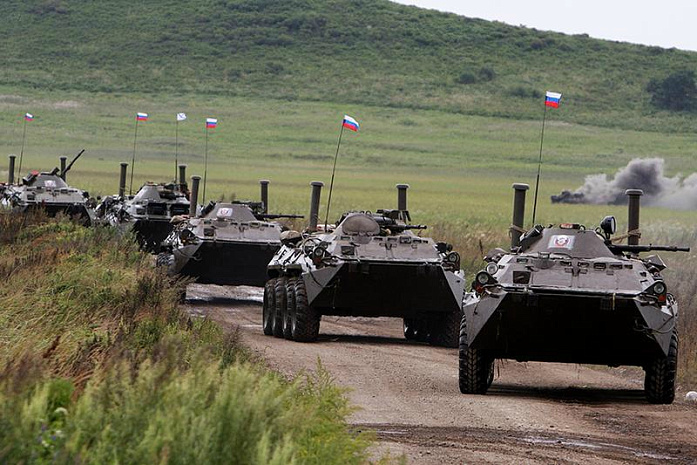 россия, китай, армия, учения, десант