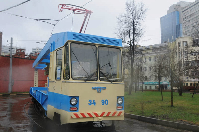 москва, парад, трамвай