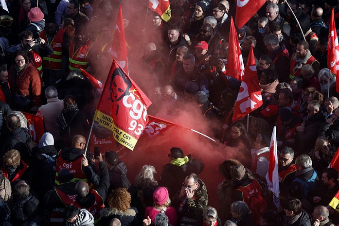 франция, протесты, забастовка, пенсионная реформа