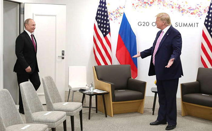 путин, трамп, встреча, осака
