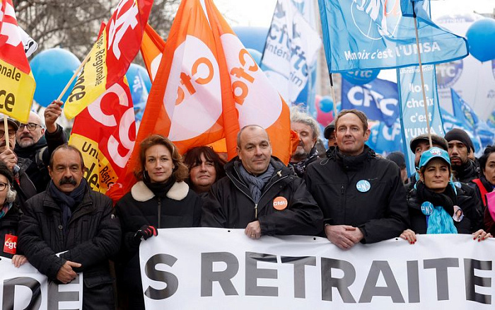 франция, протесты, забастовка, пенсионная реформа