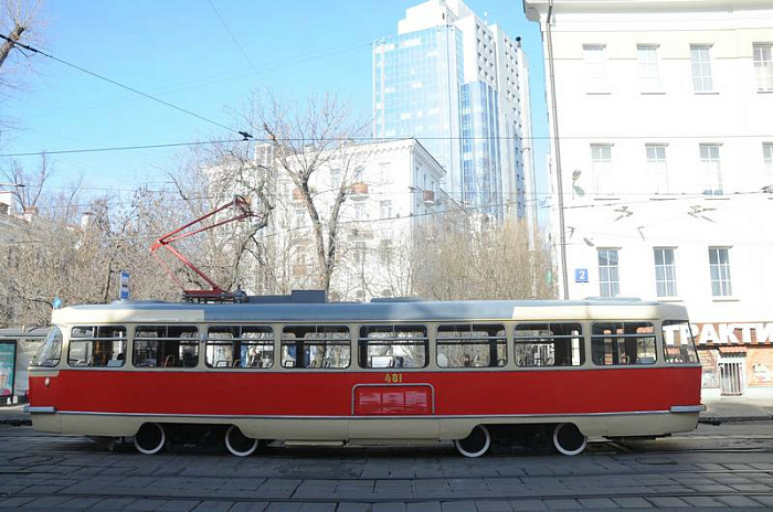 россия, москва, трамвай, парад, конка