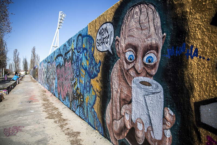 коронавирус, covid-19, германия, street art, граффити