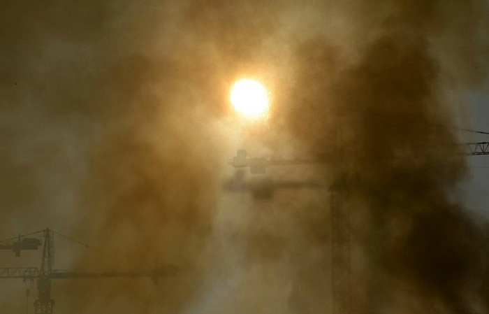 США, Сан-Франциско, пожар