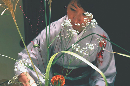 япония, икебана, цветотерапия