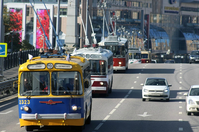 москва, транспорт, троллейбус