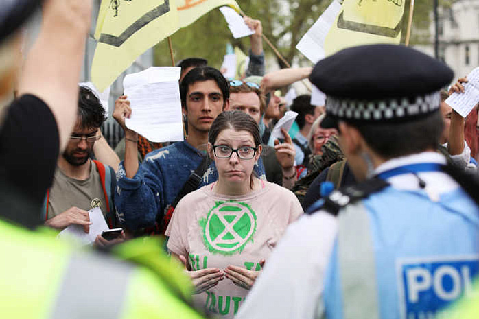 лондон, экологи, протесты