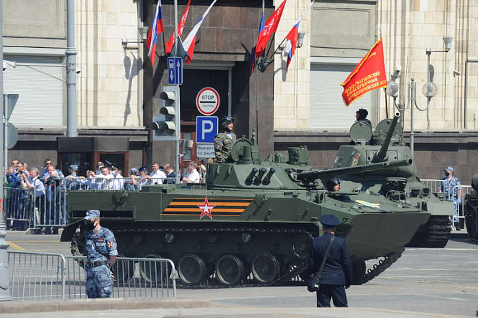 парад победы, техника, манежная площадь