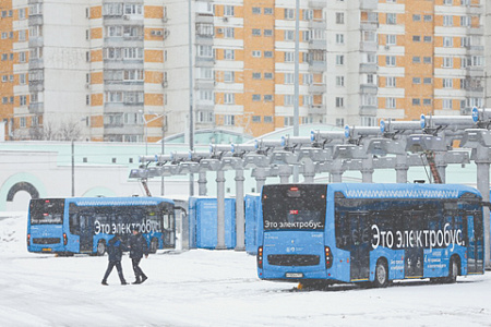 москва, общественный транспорт, электробусы