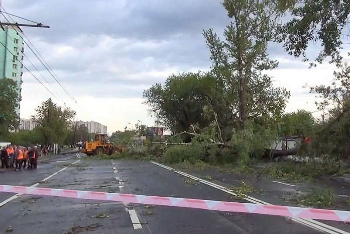 москва, стихия, ураган