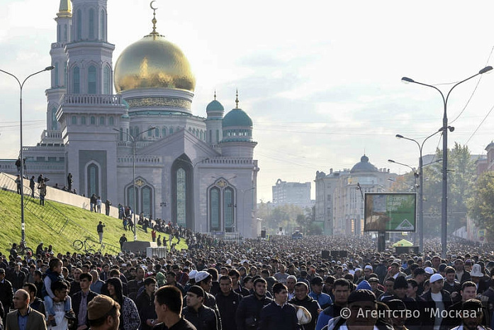 москва, мечеть, курбан-байрам