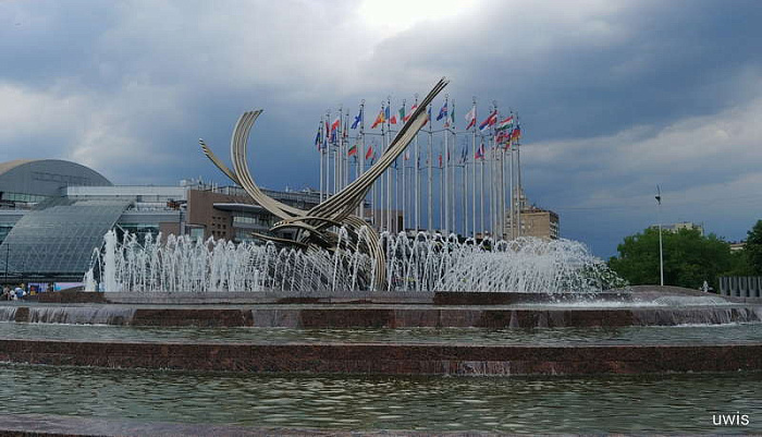 москва, фонтаны, сезон